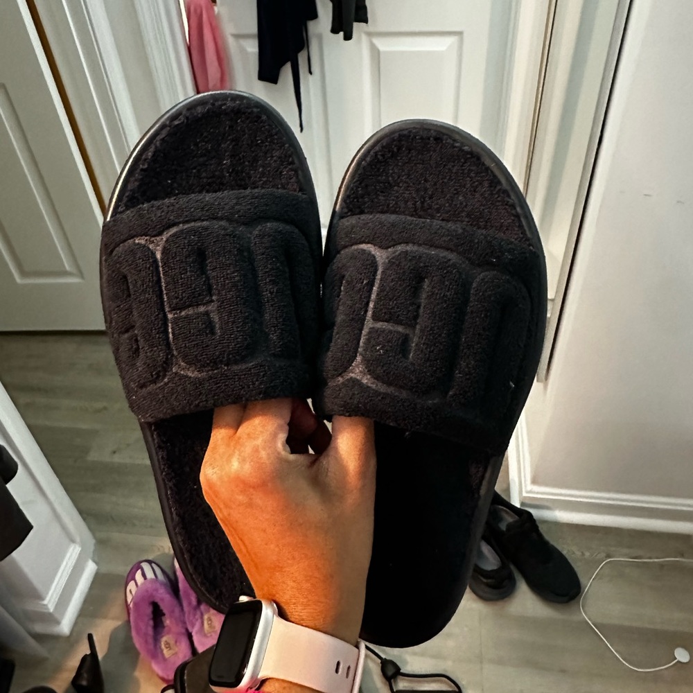 Ugg black Slide Sandals